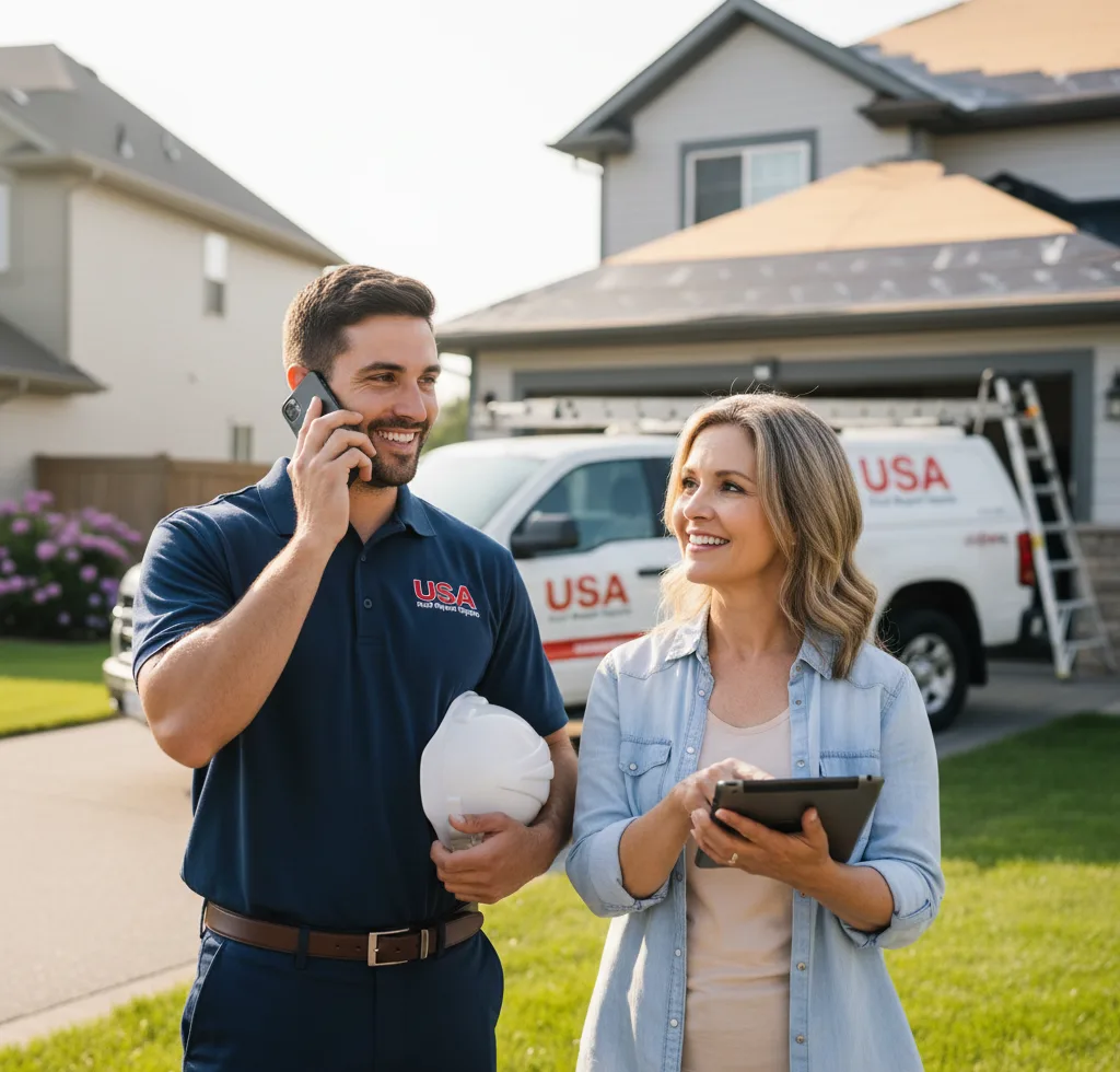 USA Roof Repair Experts customer support in Allentown